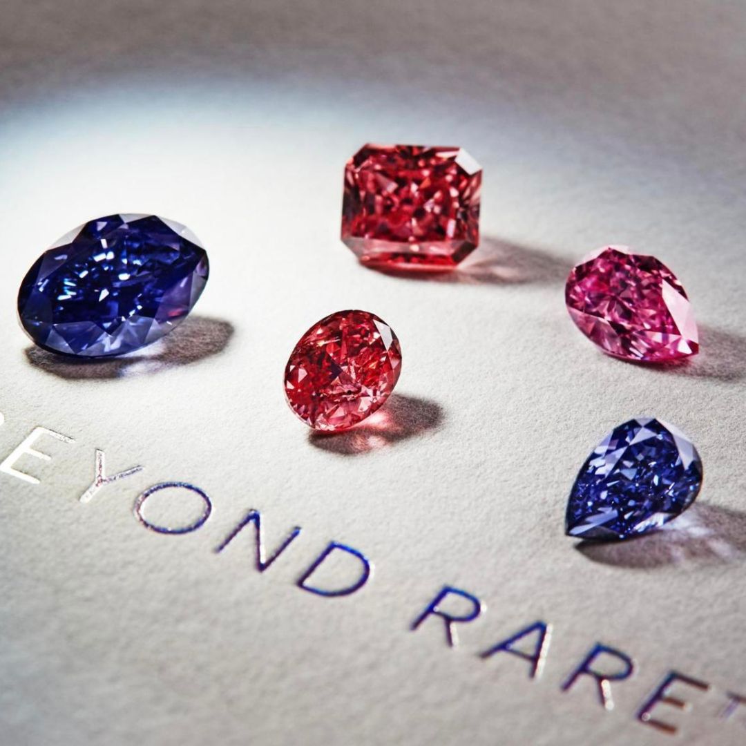 Argyle Red, Blue, Violet and Pink Diamonds