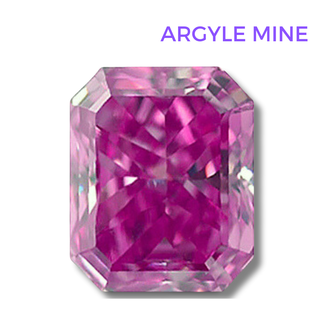 The Stephen Andrew Purple - 0.50 SI1 Fancy Vivid Pinkish Purple Radiant | Argyle Mine
