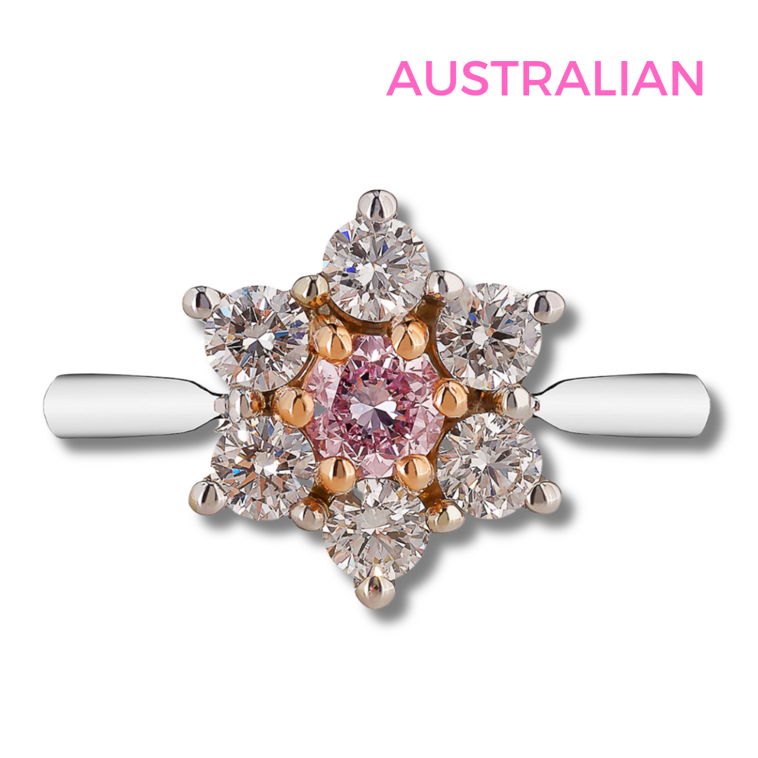 Argyle Pink Pink Diamond Ring Perth Aurora Fire Rose Argyle Pink